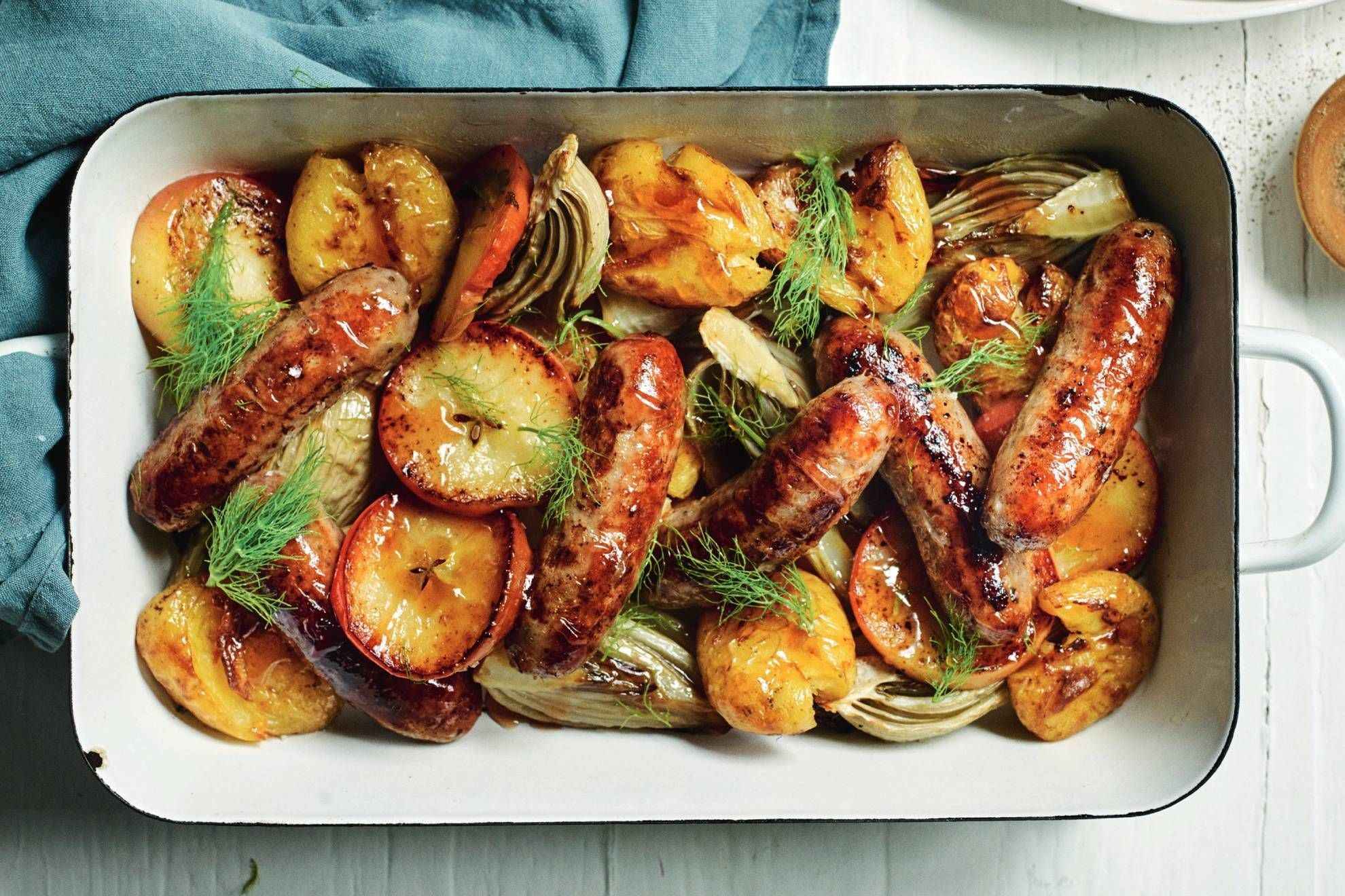 Receita de Linguiça no Forno com Batata 