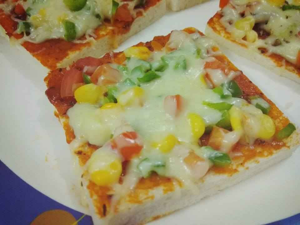 Receita de Pizza de Pão de Forma sem casca