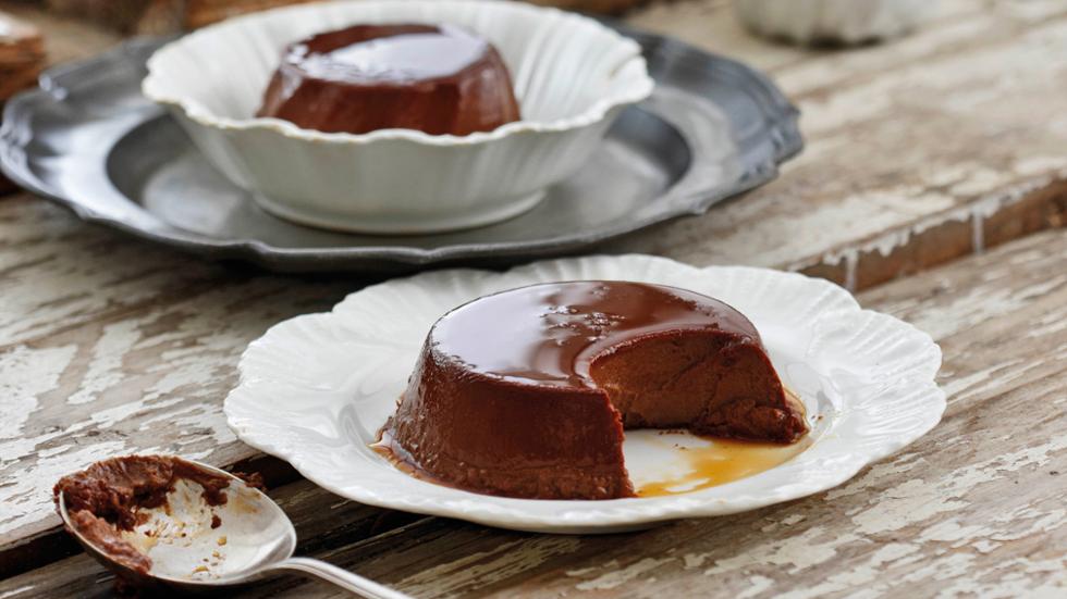 Receita de Pudim de Microondas com feito com Chocolate