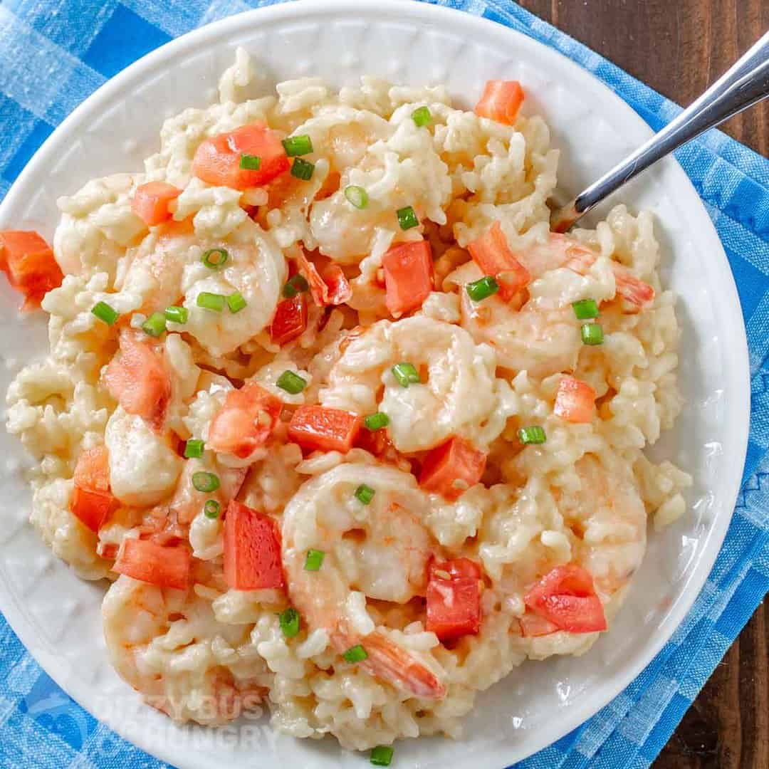 Receita de Salada de Arroz com Camarão Simples