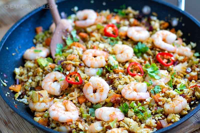 Receita de Salada de Arroz com Camarão