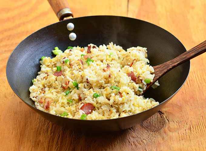 Receita de arroz com bacon Tudo Gostoso