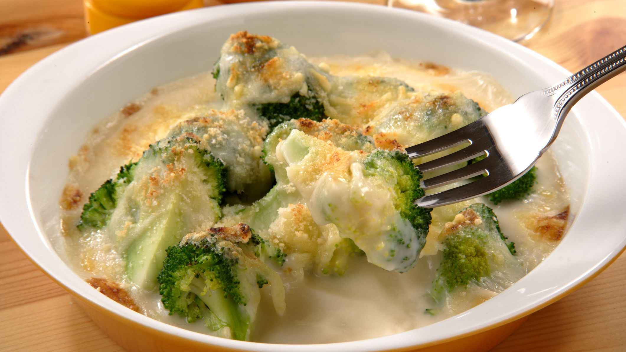 Receita de brócolis Gratinada com Batata Cremoso