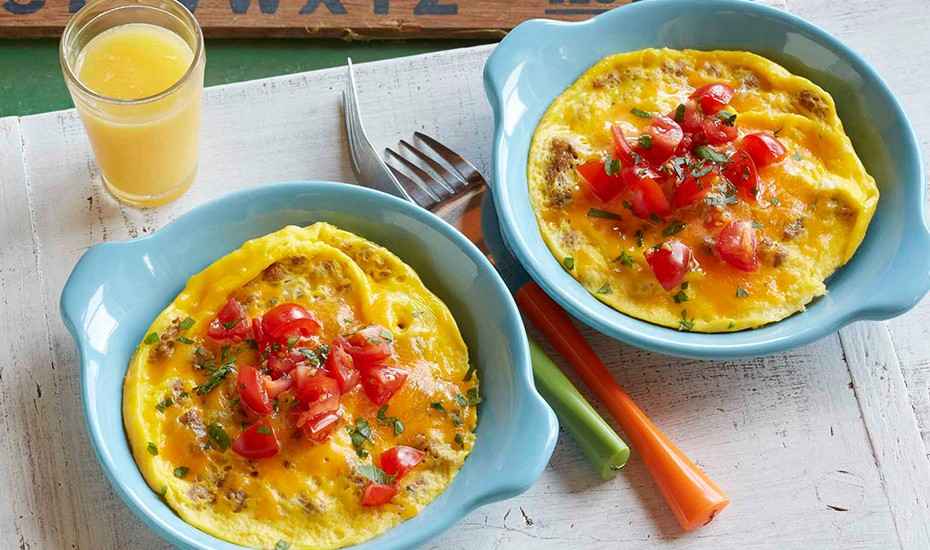 Receita de omelete de microondas Natural