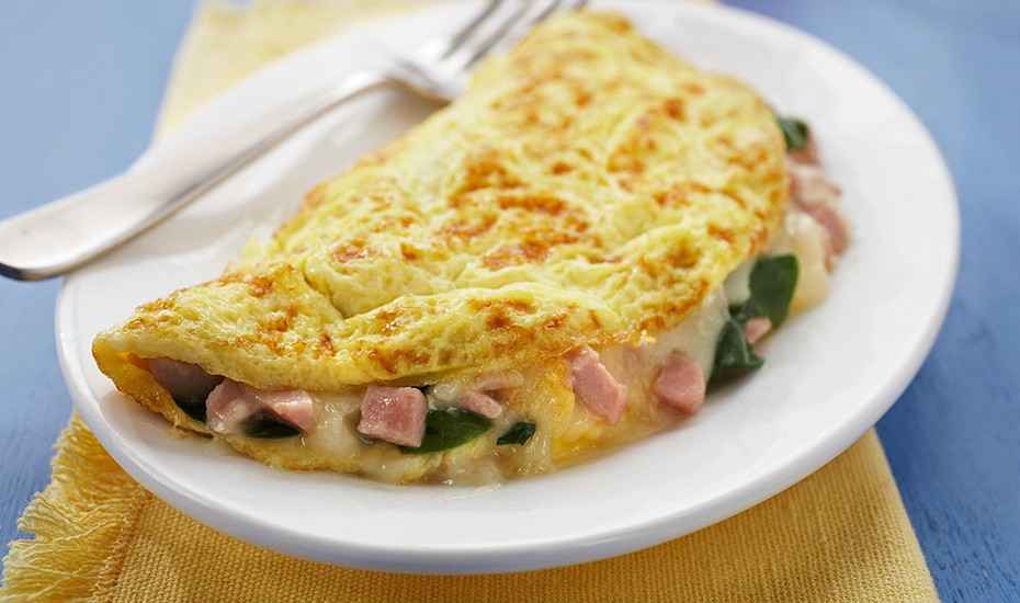 Receita de omelete de microondas da Vovô