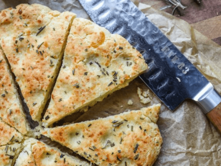 Receita de pão low carb de frigideira Fácil
