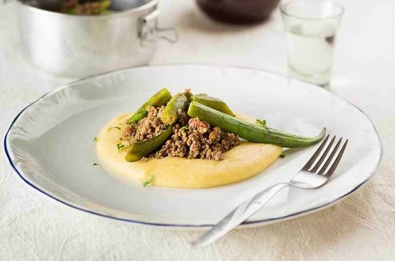 Receita de Carne moída com quiabo especial