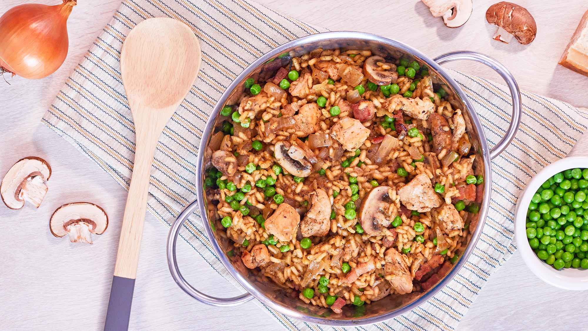 Receita de Risoto de Frango Edu Guedes