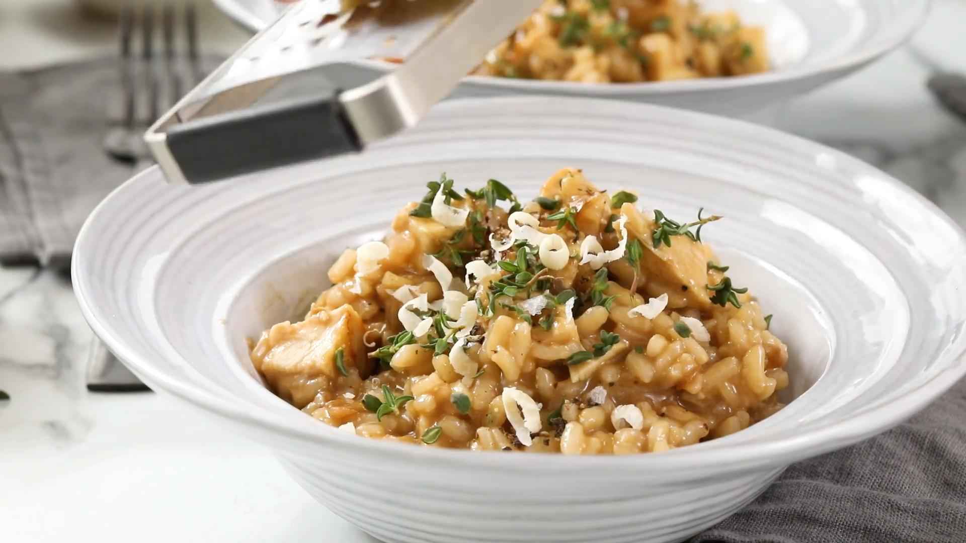 Receita de Risoto de Frango com Requeijão Fácil