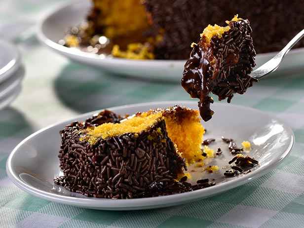 Receita de Bolo de Cenoura Vulcão Diferente 