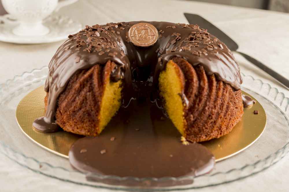Receita de Bolo de Cenoura Vulcão de Restaurante