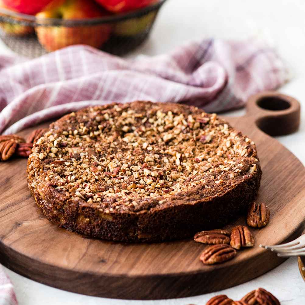Receita de Bolo de Maçã com Aveia Ana Maria Braga
