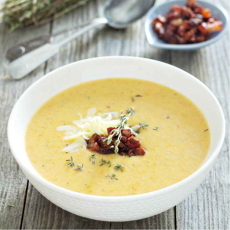 Receita de Sopa de Mandioquinha Cremosa 