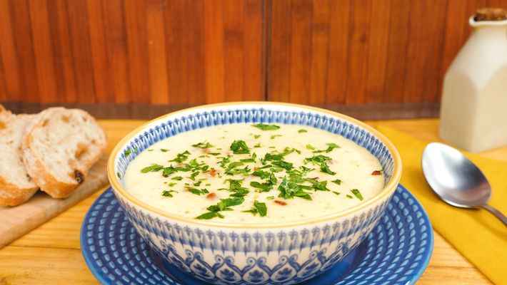 Receita de Sopa de Mandioquinha Diferente 