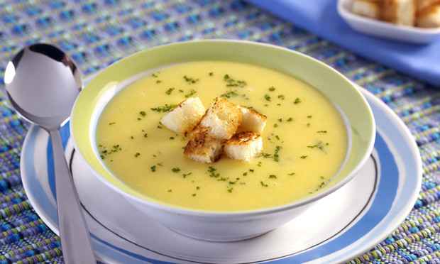 Receita de Sopa de Mandioquinha Fácil