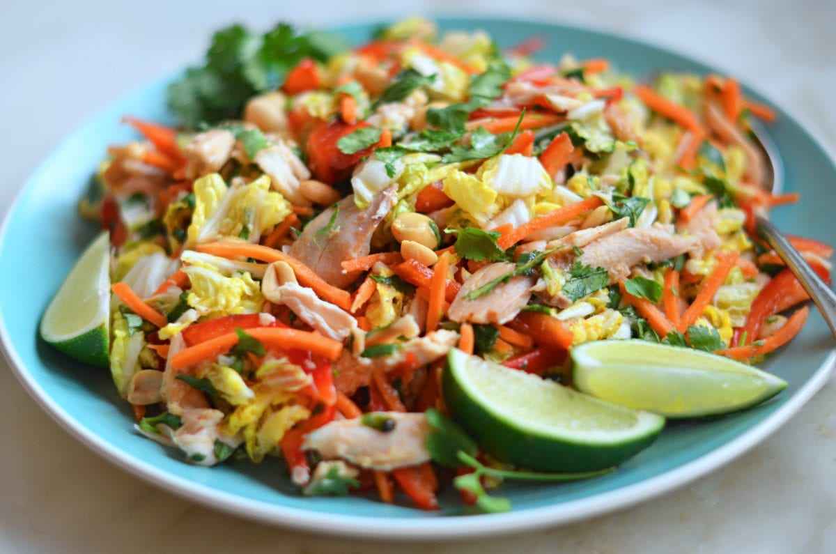 Receita de Salada de Frango Desfiado com Cenoura 