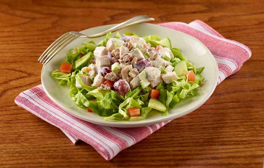 Receita de Salada de Frango Light 