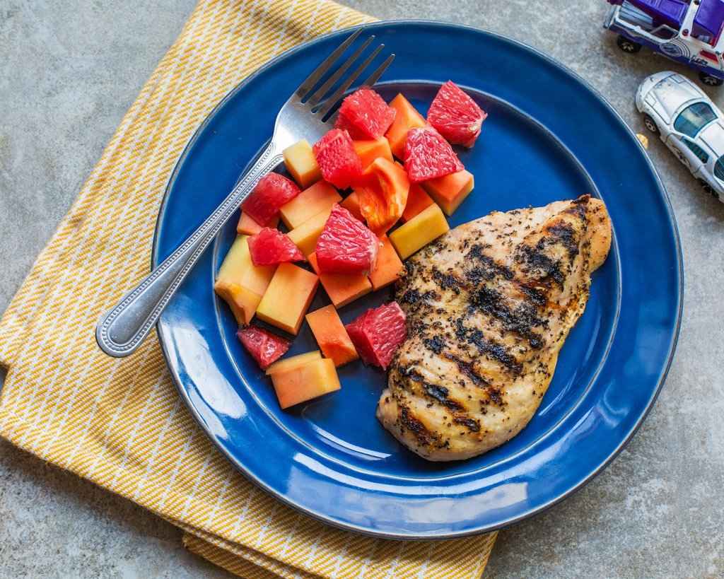 Receita de Salada de Frango com Frutas 