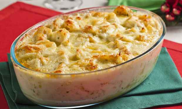 Receita de Bacalhau com batatas e Queijo 