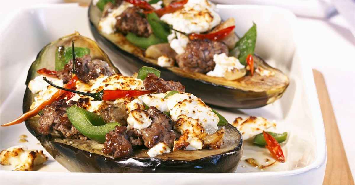 Receita de berinjela recheada com carne moída Ana Maria Braga