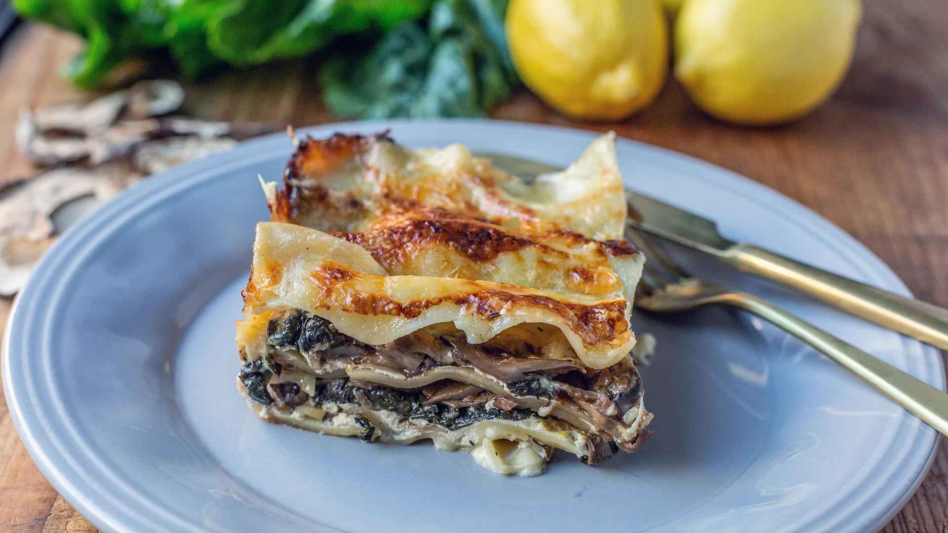 Receitas com Acelga na Lasanha saudável