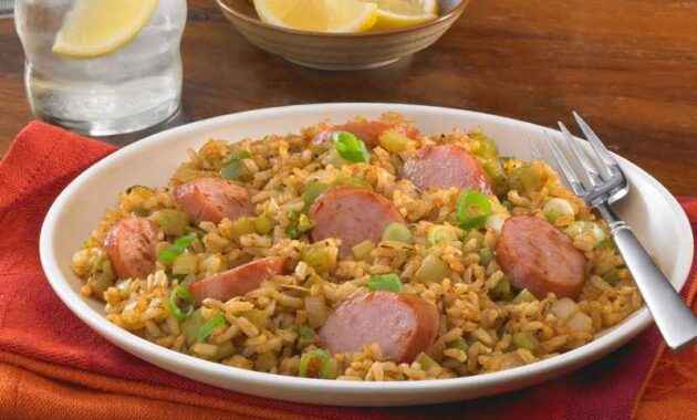 Arroz com Linguiça