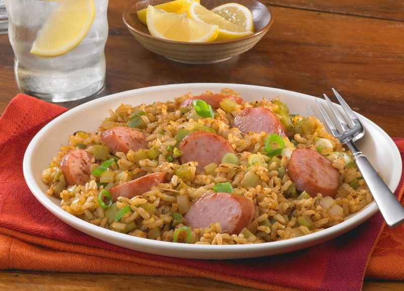 Receita de Arroz com Linguiça simples e delicioso 