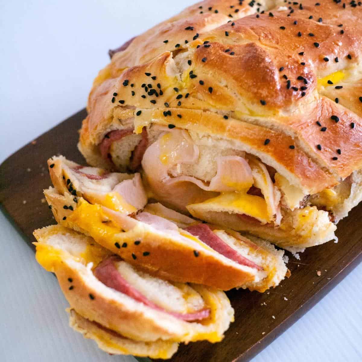 Receita de Pão Recheado Simples 