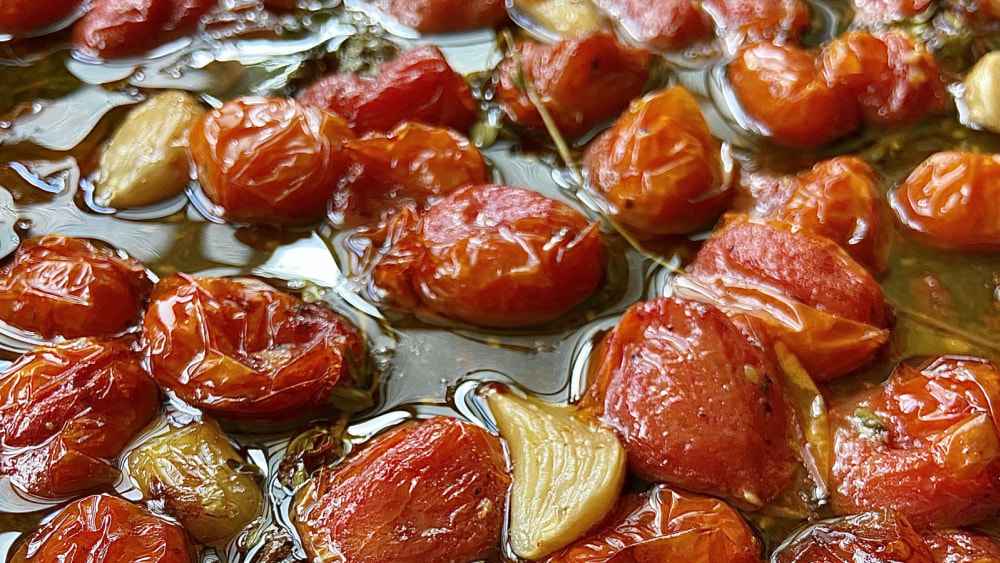 Receita de Tomate confit Diferente 