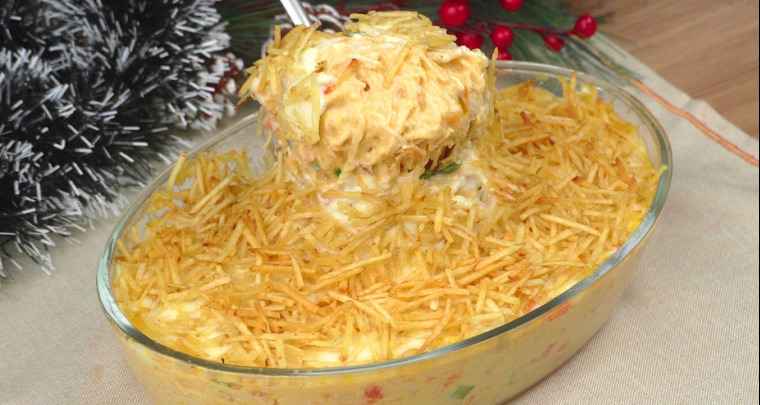 Receita cremosa de Fricassé de frango fácil