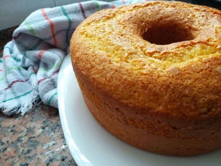 Bolo de Fubá cremoso de liquidificador