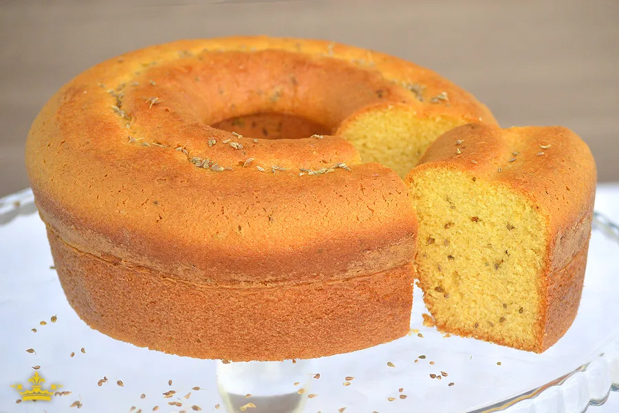 Bolo de Fubá cremoso de liquidificador